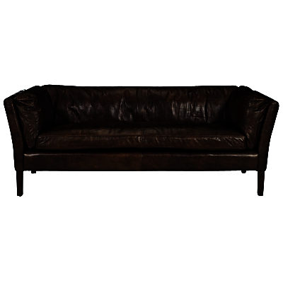 Halo Groucho Medium Aniline Leather Sofa Old Saddle Cocoa